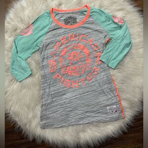 American Fighter 3/4 sleeve women’s top